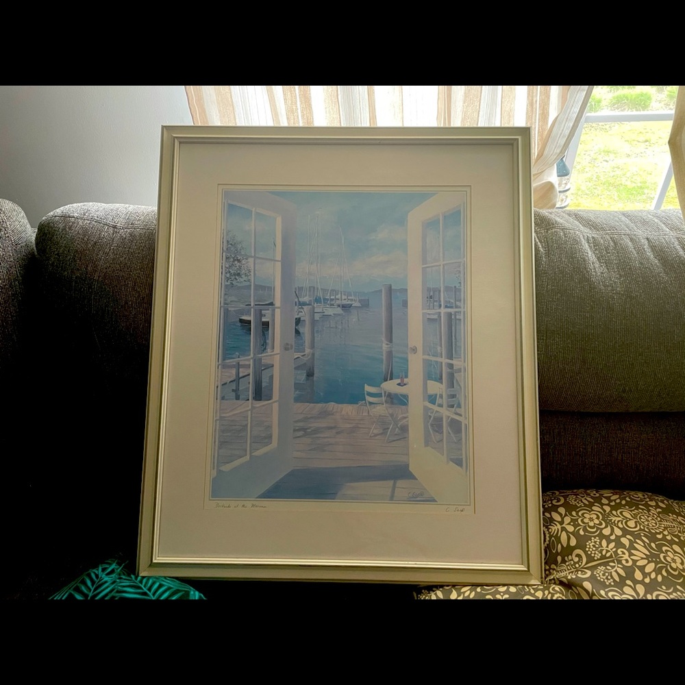 Frame “Dockside At The Marina”
